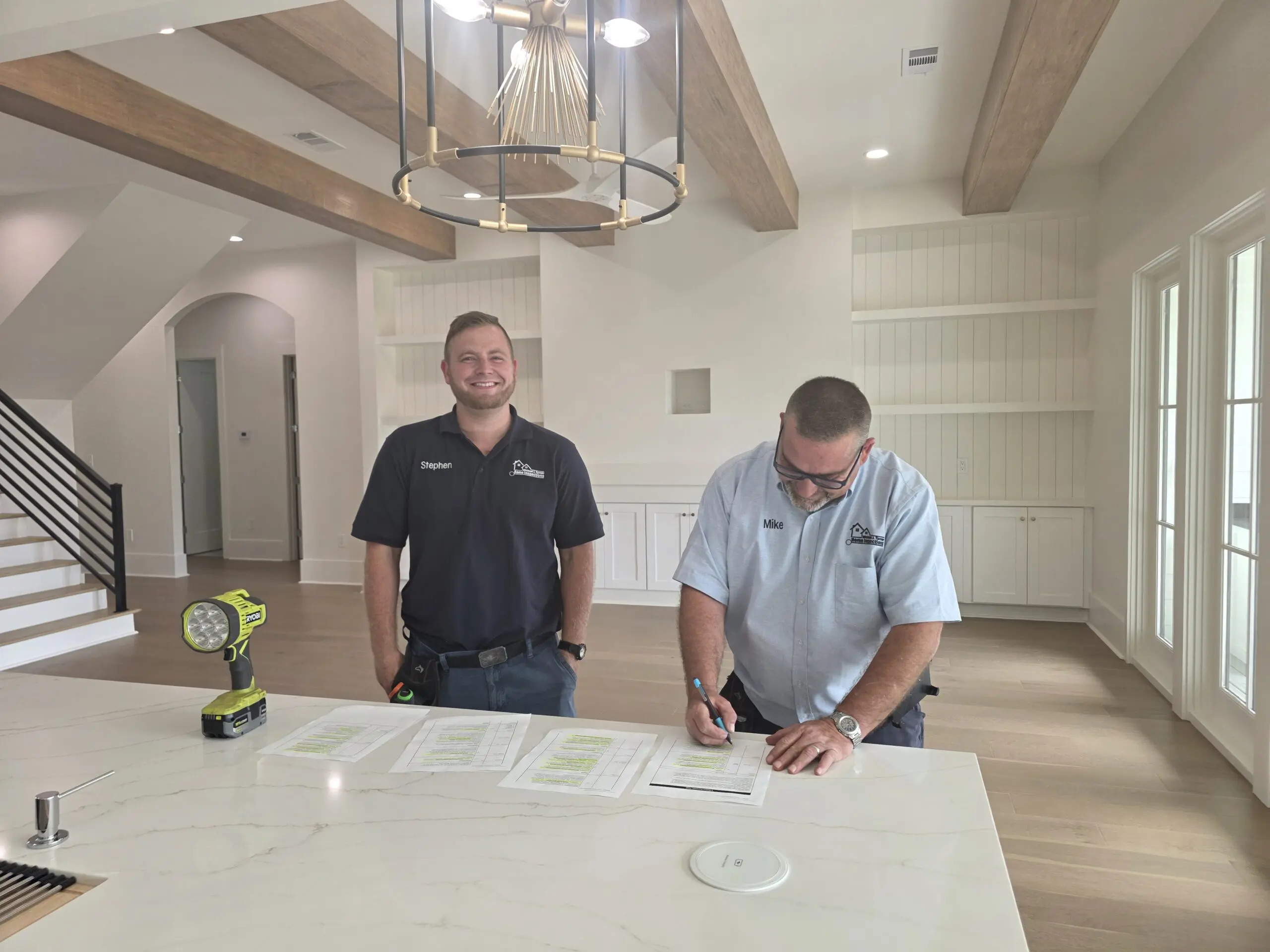 Mike and Stephen - Re-inspection